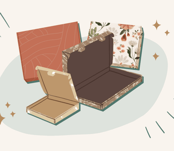 Impack SlimBoxes in Celestial, Cedar leaf, Gardenlumina, and WIildflower print