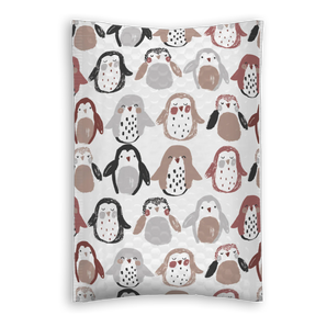 Wrap your gift in cozy style with a penguin pattern blanket and pair it with impack.co’s Penguins Bubble Mailers (6" x 9")—the matching mailer is perfect for gifting or storage.