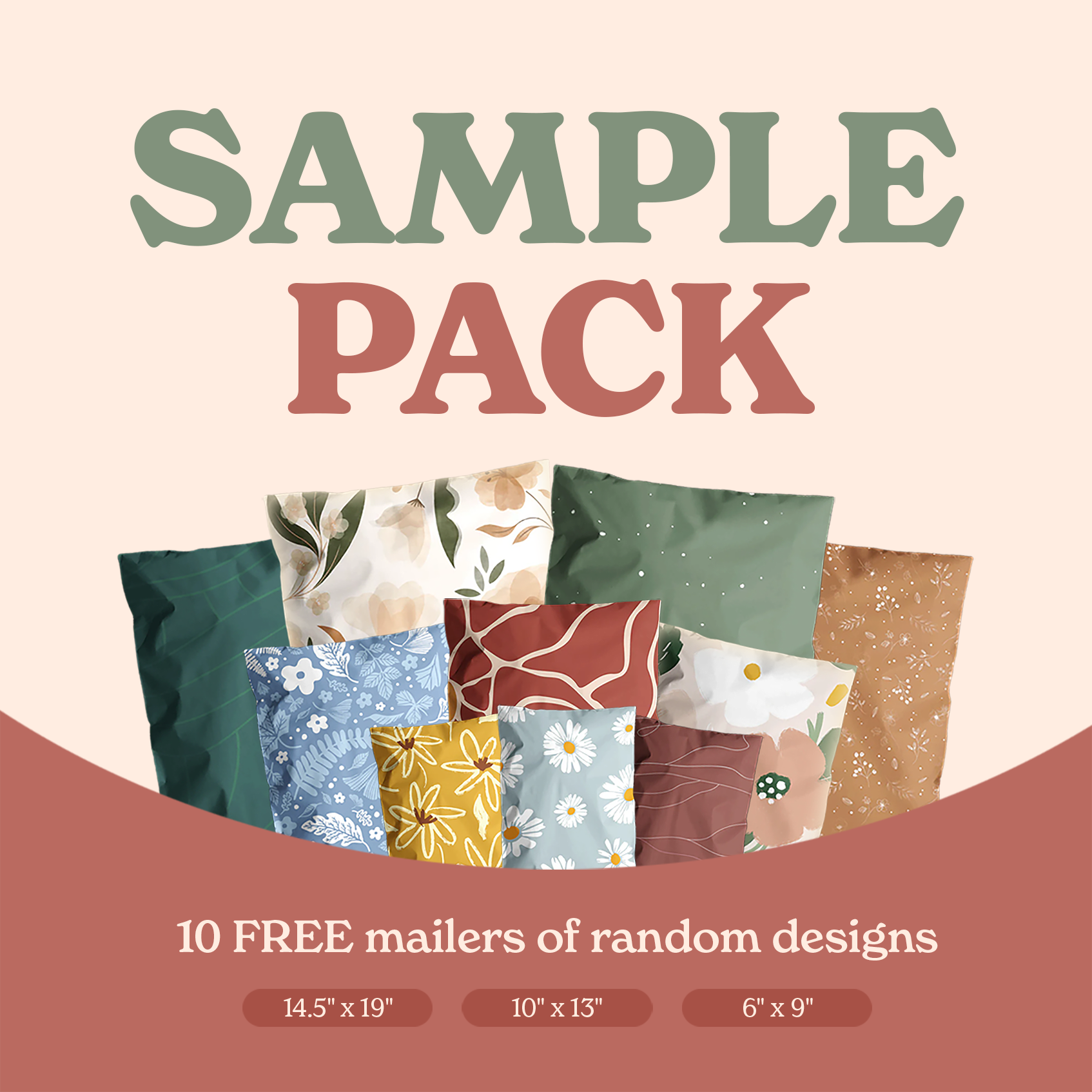 Sample 10 pack mixed mailers