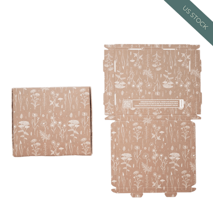 An Impack.co SlimBox Wildflower 7" x 8" - Large with a floral pattern on it.
