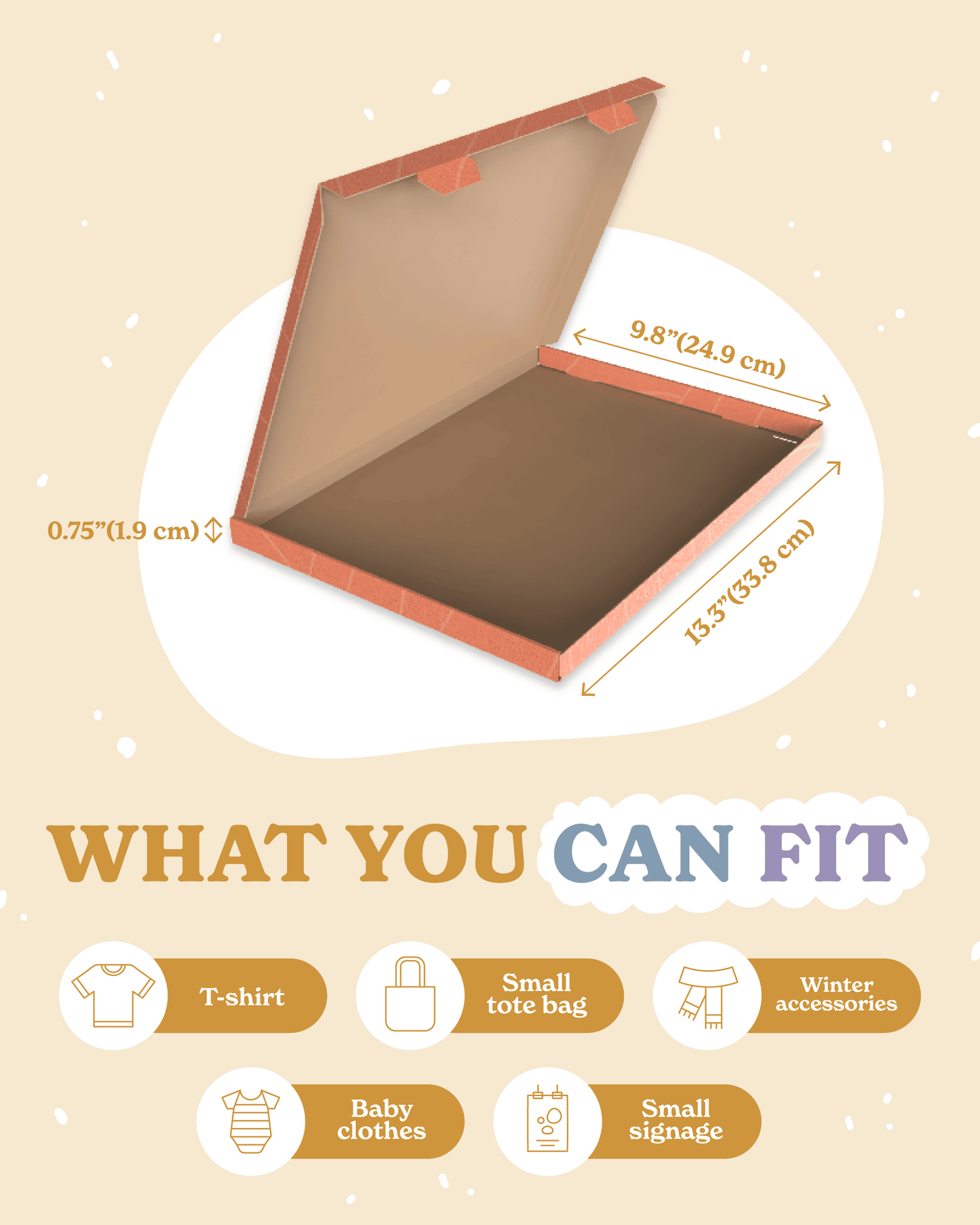 What you can fit with the SlimBox Cedar Leaf 9.8" x 13.3" - Extra Large from impack.co.