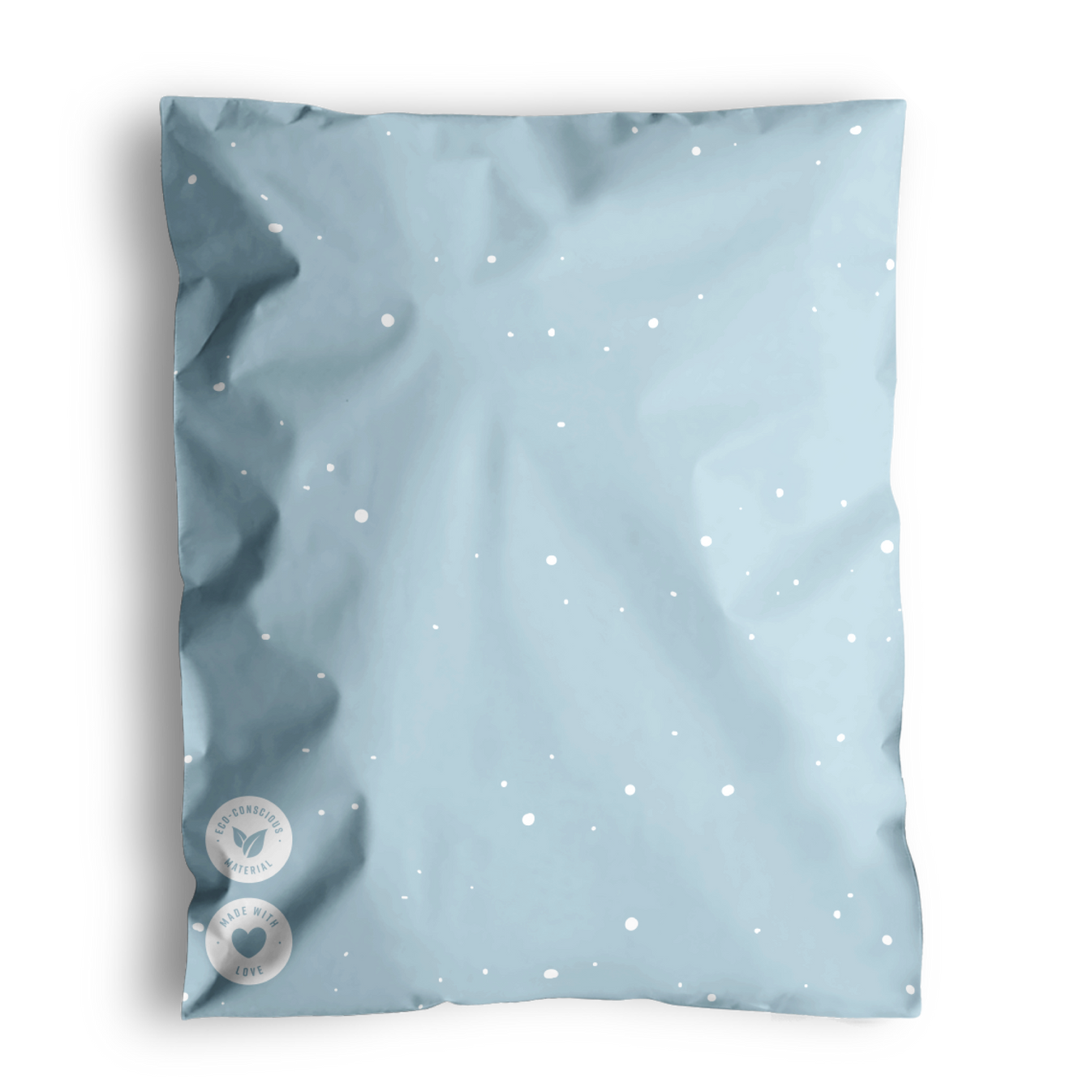 Biodegradable Mailers 10" x 13"Baby BlueStarry Print impack.co