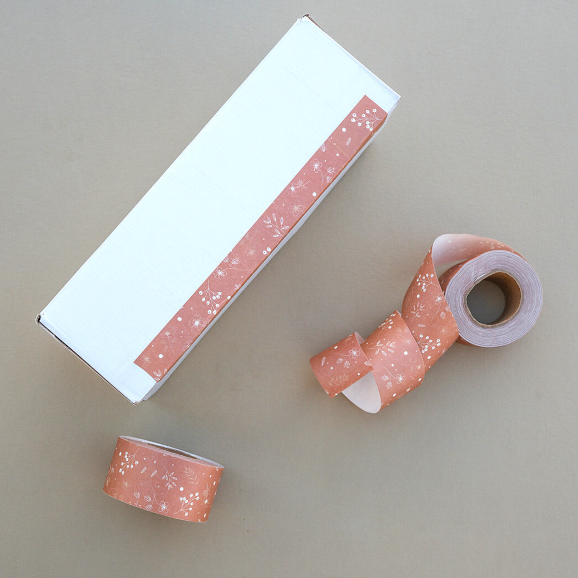 Floral Rosy Brown washi tape by impack.co.